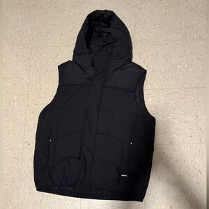Men’s Zara Puffer Vest Black